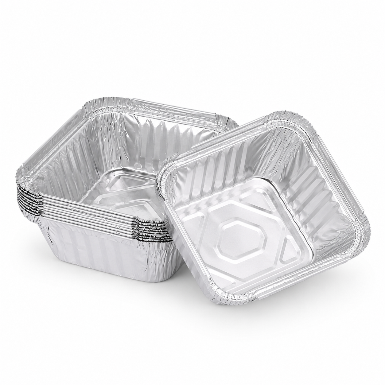 Heavy-Duty Aluminum Foil Containers No.1- 300ml