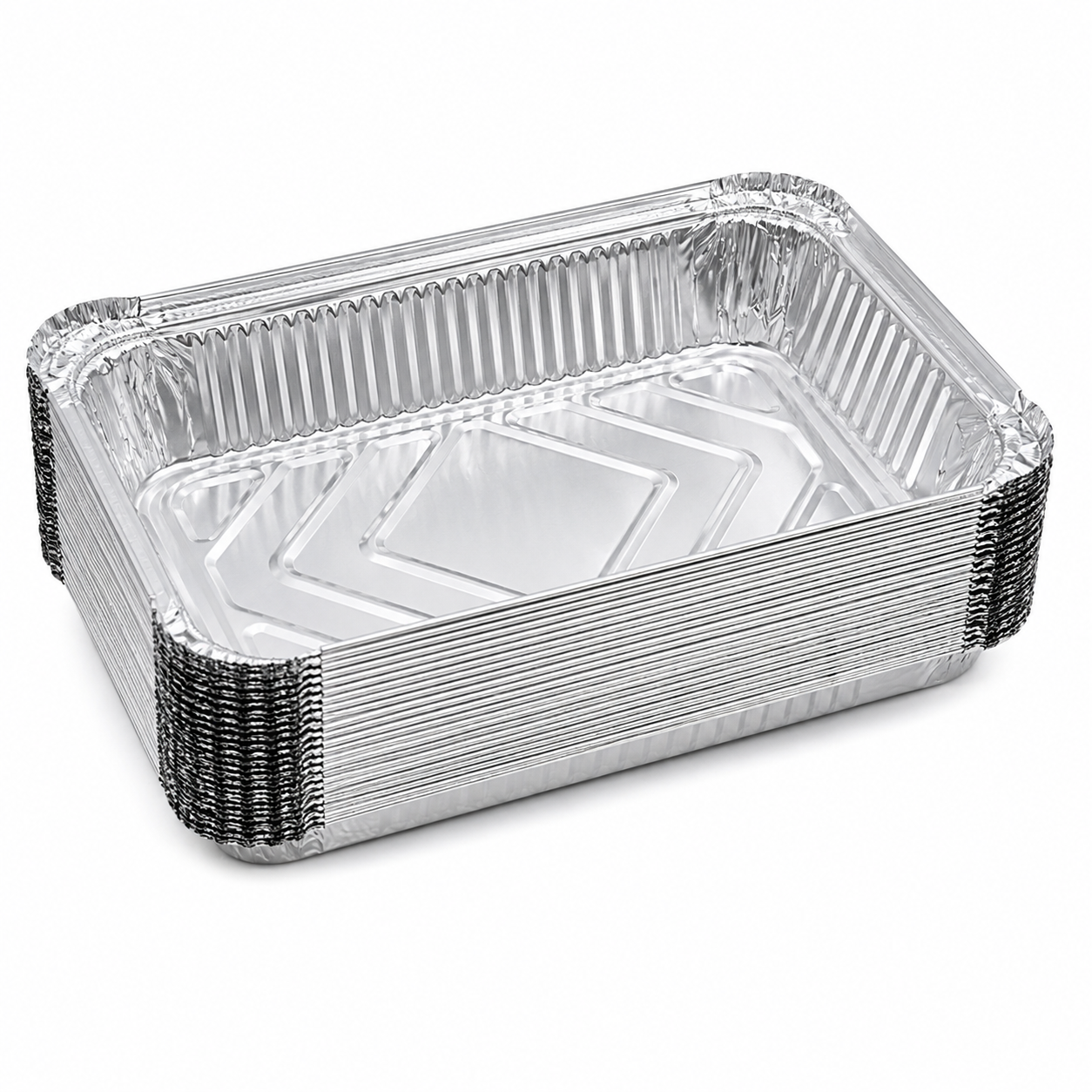 Heavy-Duty Aluminum Foil Containers 9x7- 750ml