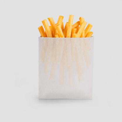 Heavy-Duty White Fish & Chips Greaseproof Paper