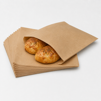Brown Greaseproof Paper Chip Bags