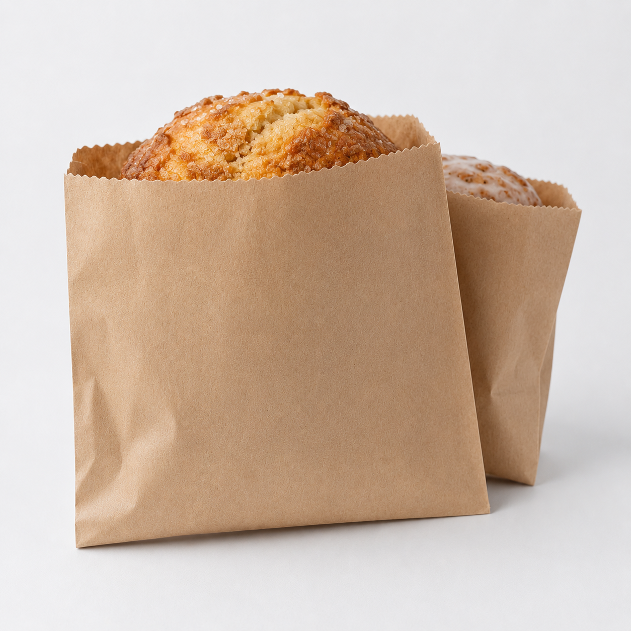 Brown Greaseproof Paper Chip Bags