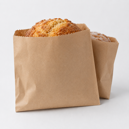 Brown Greaseproof Paper Chip Bags
