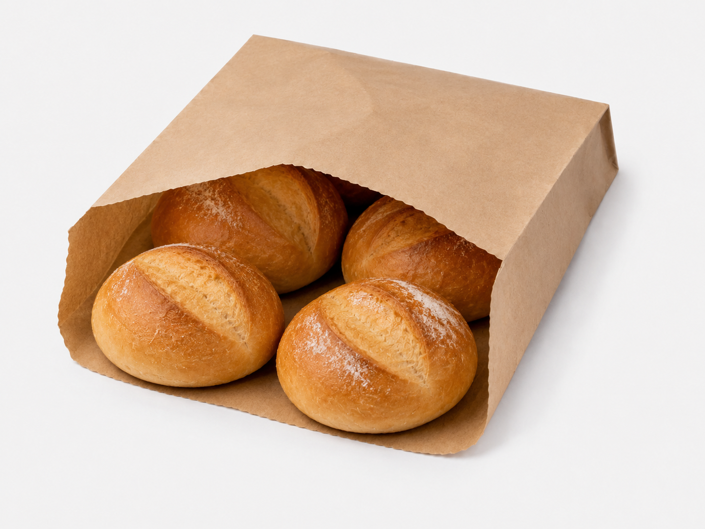 Brown Greaseproof Paper Chip Bags