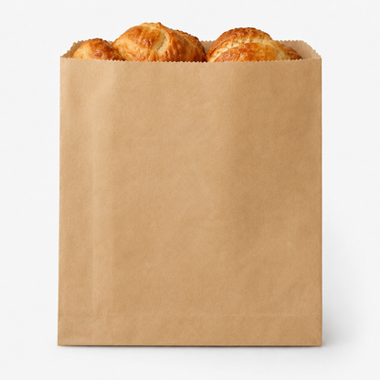 Brown Greaseproof Paper Chip Bags