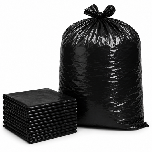 Large Black Compactor Sack (22x34x47'')