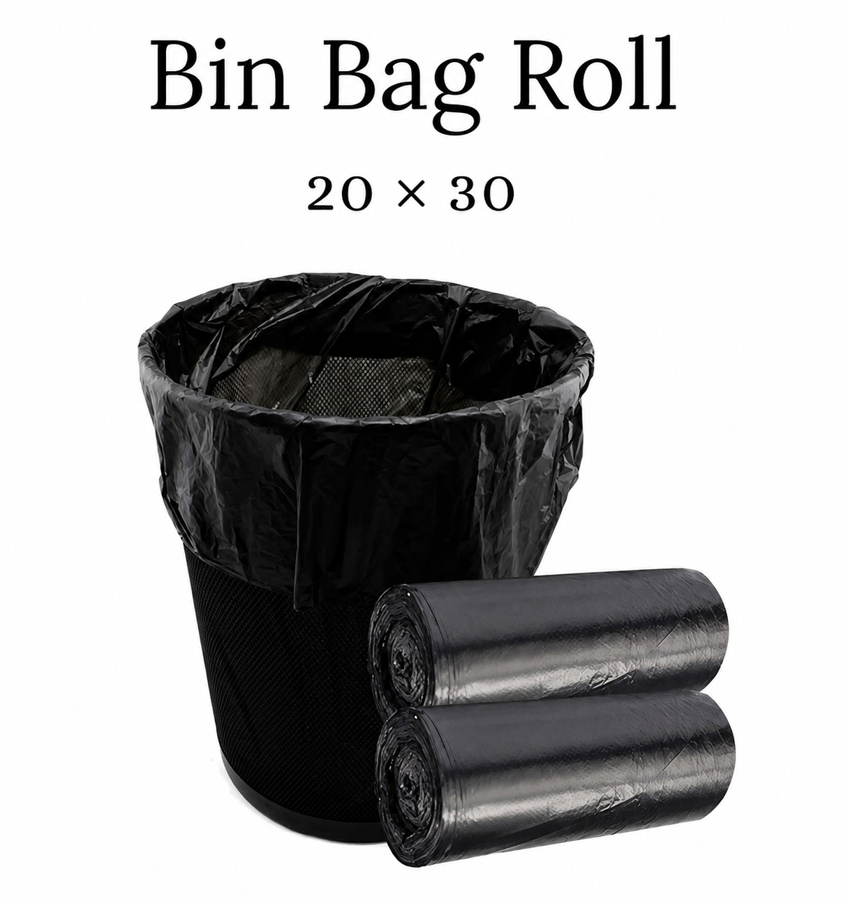Black Bin Bag Roll (20x30)