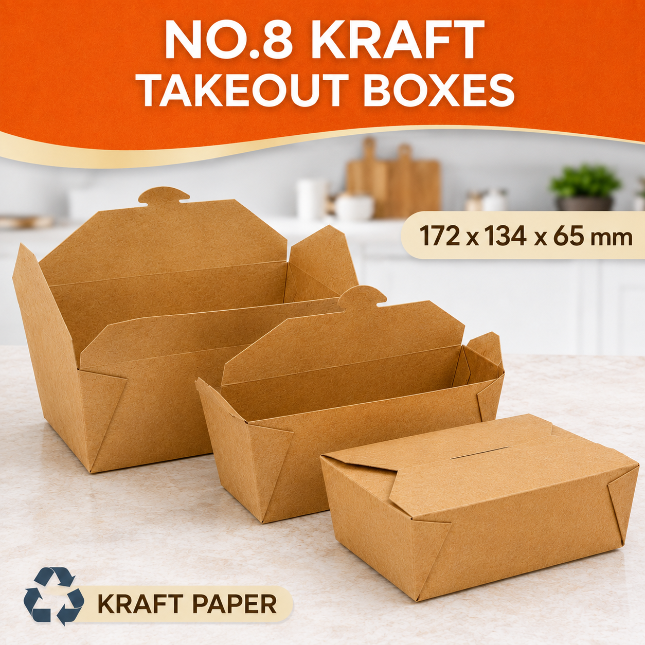 The Ultimate Eco-Friendly Brown Takeaway Box | Sturdy & Leak-Proof