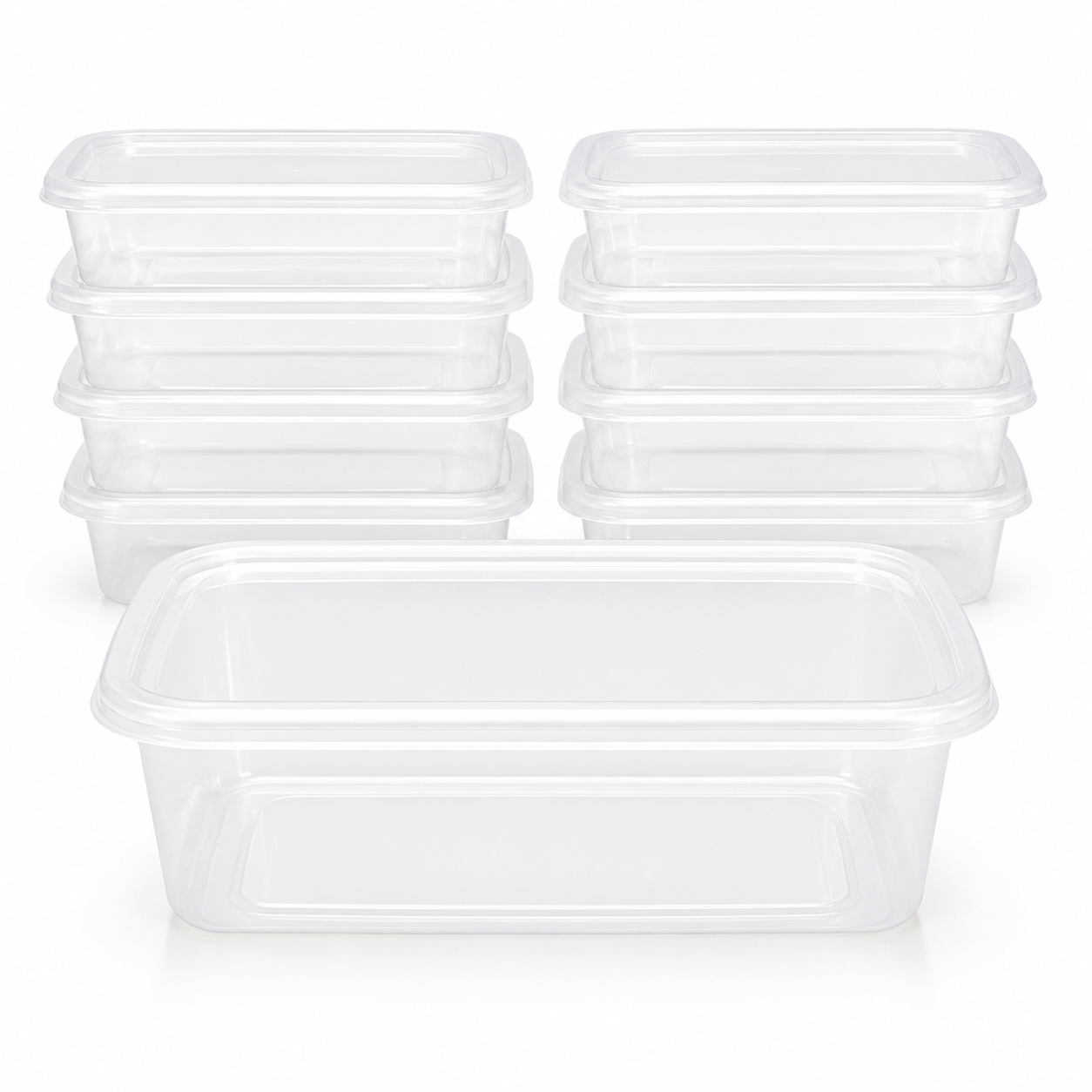 Heavy Duty Microwave Container with Lids
