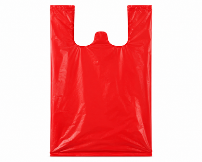 Medium T-Shirt Carrier Bags- 10x15x18''