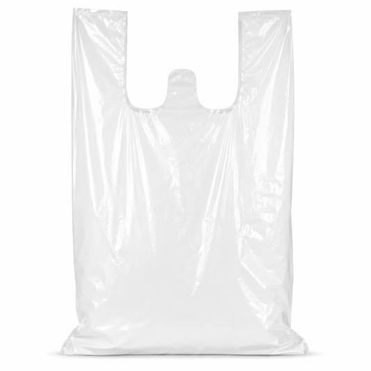 Heavy Duty Plastic Carrier Bags- 11x17x21''
