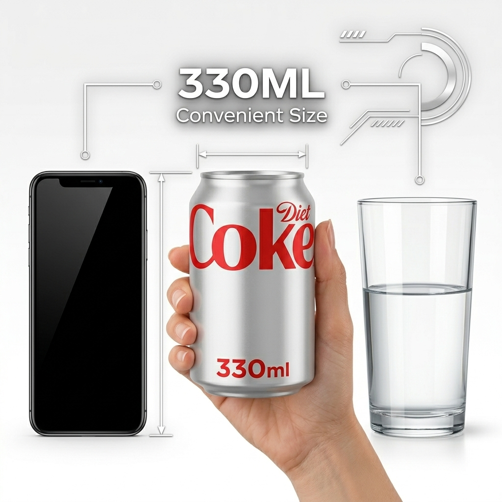 CAN Coke Diet 24x330ML GB