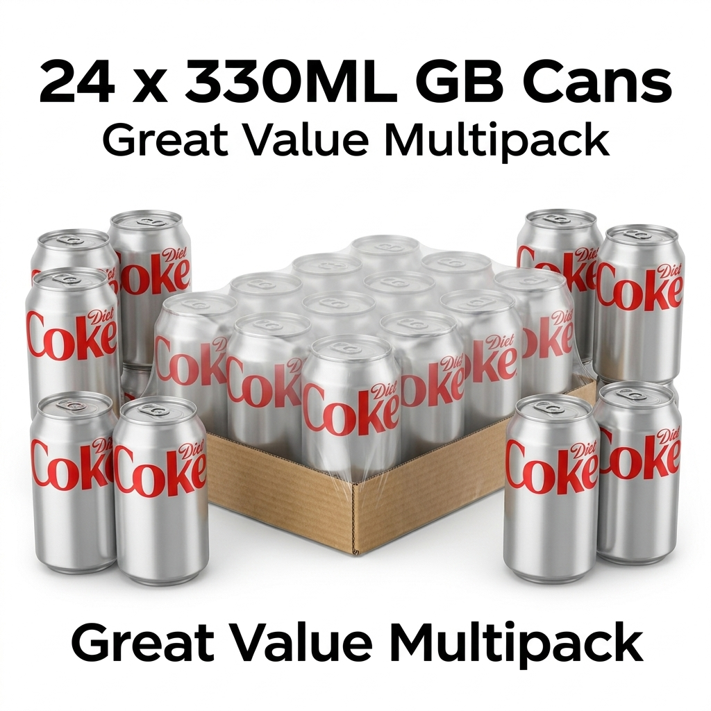 CAN Coke Diet 24x330ML GB