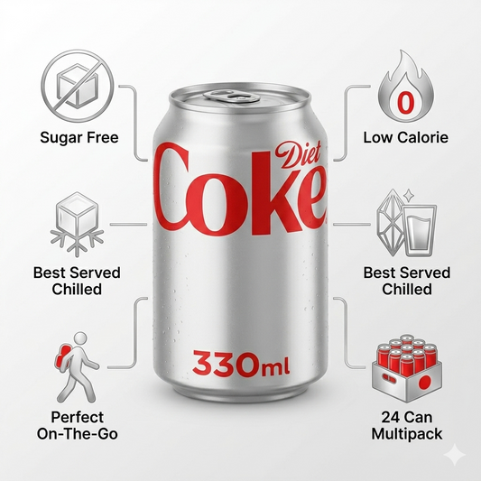 CAN Coke Diet 24x330ML GB