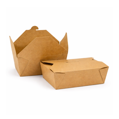The Ultimate Eco-Friendly Brown Takeaway Box No. 4 | Sturdy & Leak-Proof