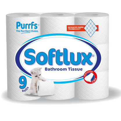 No Fragnance Softlux 3-Ply Toilet Rolls – Extra Soft, Thick & Absorbent