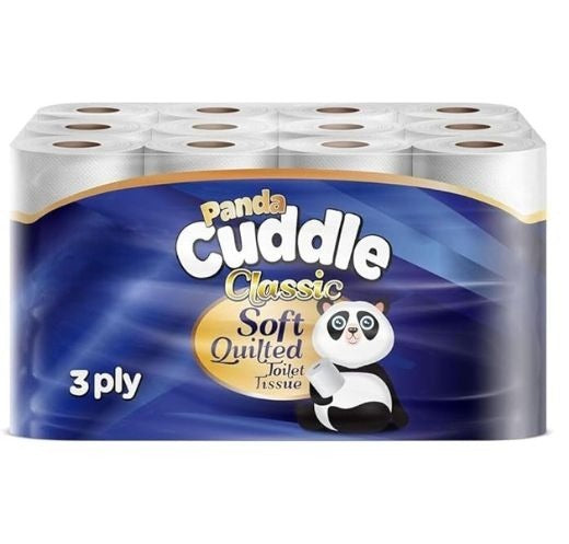 Panda Cuddle Soft Toilet Paper Rolls |  Sustainable Tissue Roll