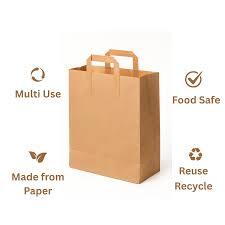 Eco-Friendly Brown SOS Paper Bag Jumbo | Sustainable High-Strength Carry Bags