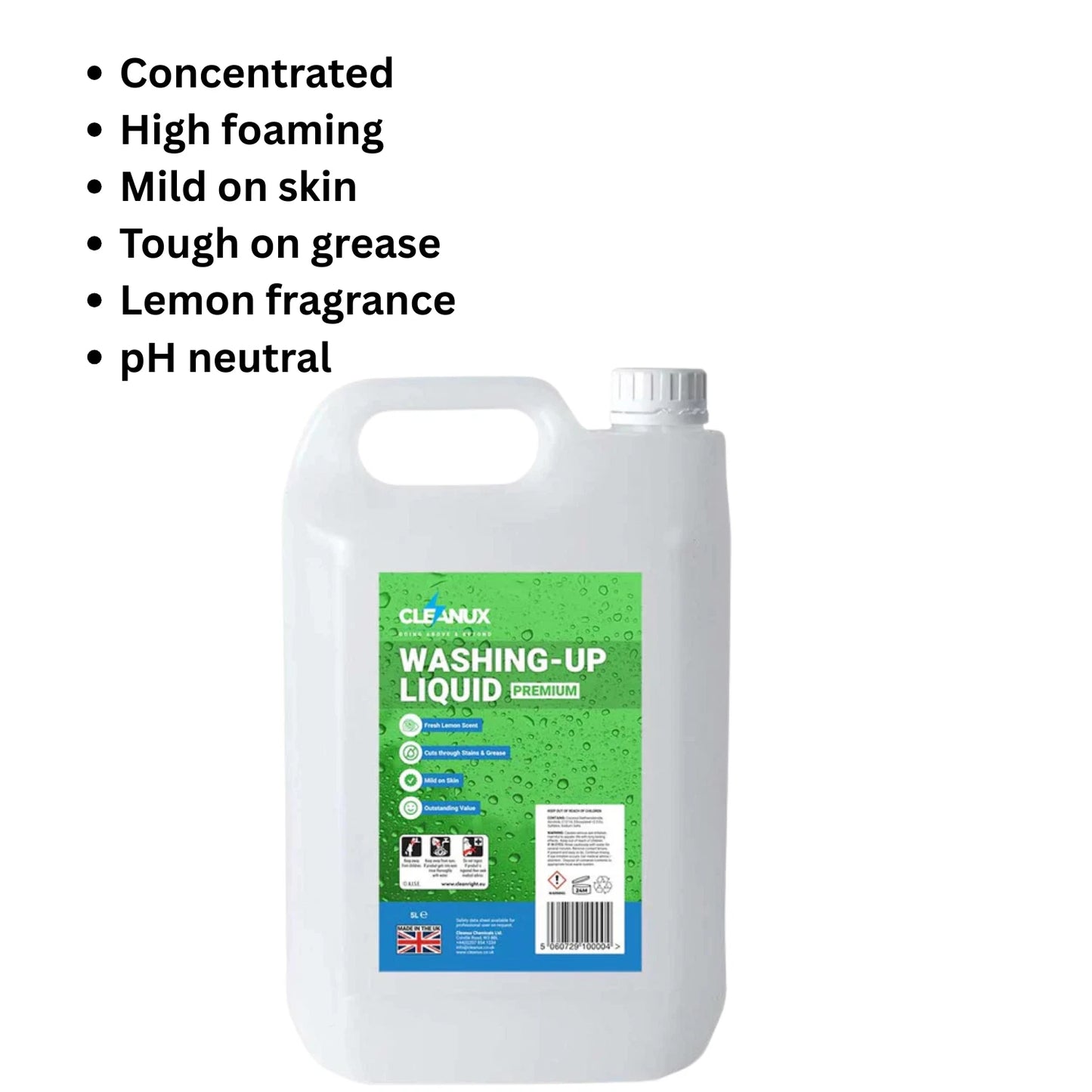 Cleanux Washing Liquid- 5L