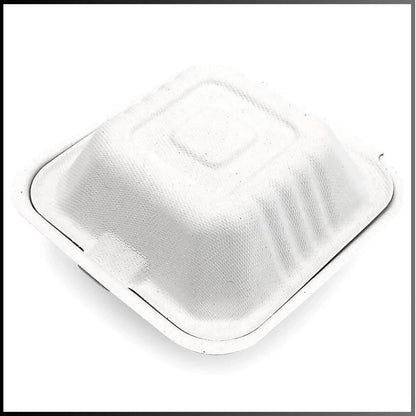 Bagasse Burger Box EP6 Pack- Takeaway Containers