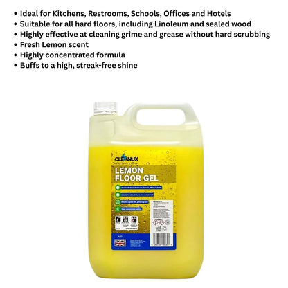 Cleanux Lemon Floor Gel- 5L