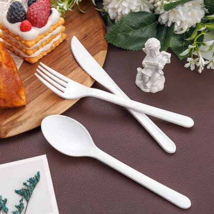 Premium Plastic Cutlery Set | Heavy-Duty Disposable Cutlery