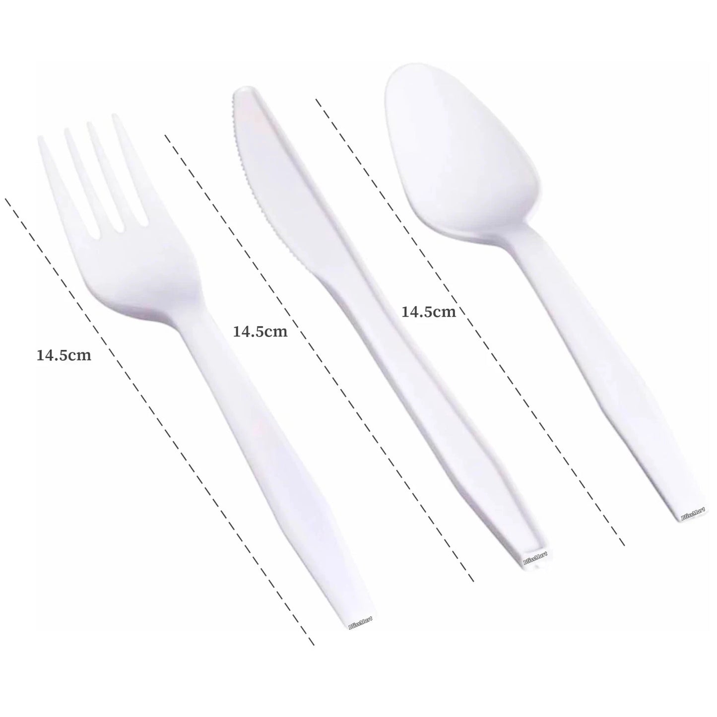 Premium Plastic Cutlery Set | Heavy-Duty Disposable Cutlery