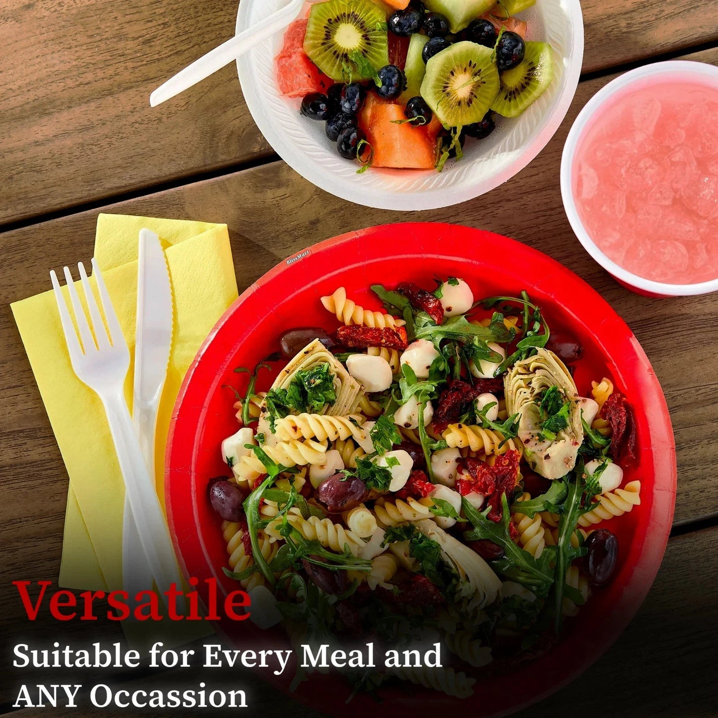 Premium Plastic Cutlery Set | Heavy-Duty Disposable Cutlery