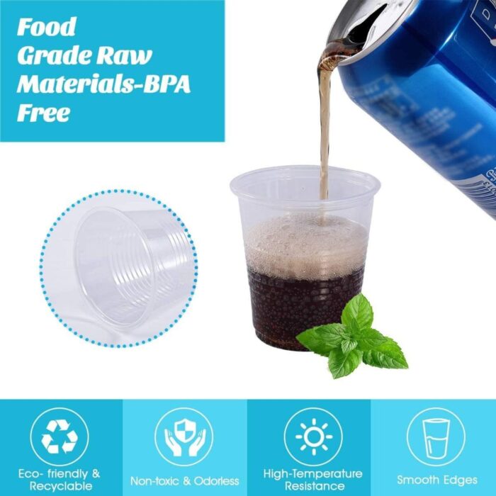 7oz Plastic Water Cups - Image 2