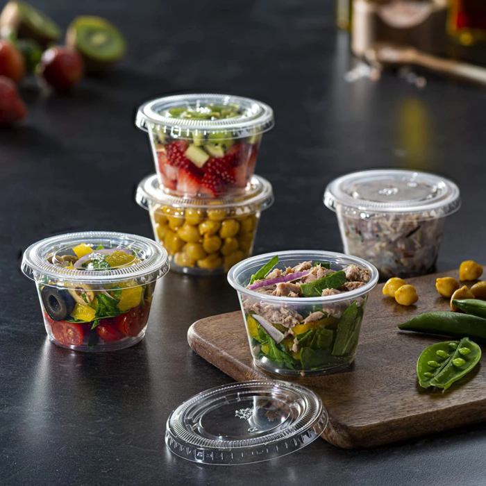 Reusable Clear Plastic Sauce Cups 2oz/50ml - Image 5