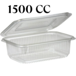 1500cc Clear Salad Containers - Image 2