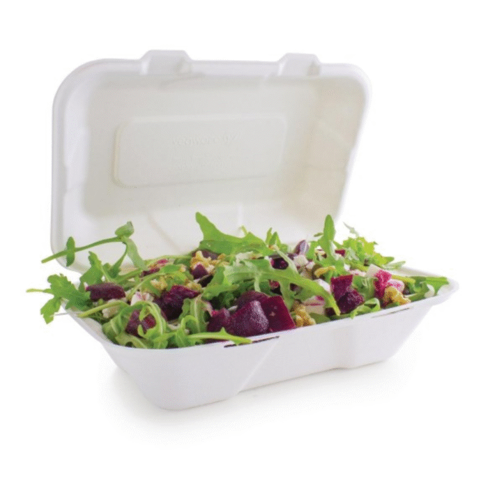 B10 Bagasse Meal Box - 10 x 10 - Image 3