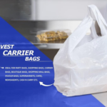White Jumbo Carrier Bag 12x18x23'' - Image 5