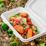 B9 Bagasse Meal Box - 9 x 9 - Image 5