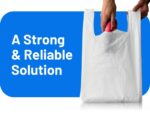 White TOMMY Medium Carrier Bags 11X17X21'' - Image 5
