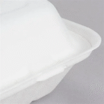 HB9 Bagasse Burger Box White (9x9”) - Image 3