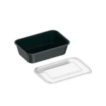 Black Stallion 500ml Microwave Container with Lids