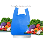 Blue TOMMY Medium Carrier Bags 11X17X21'' - Image 5
