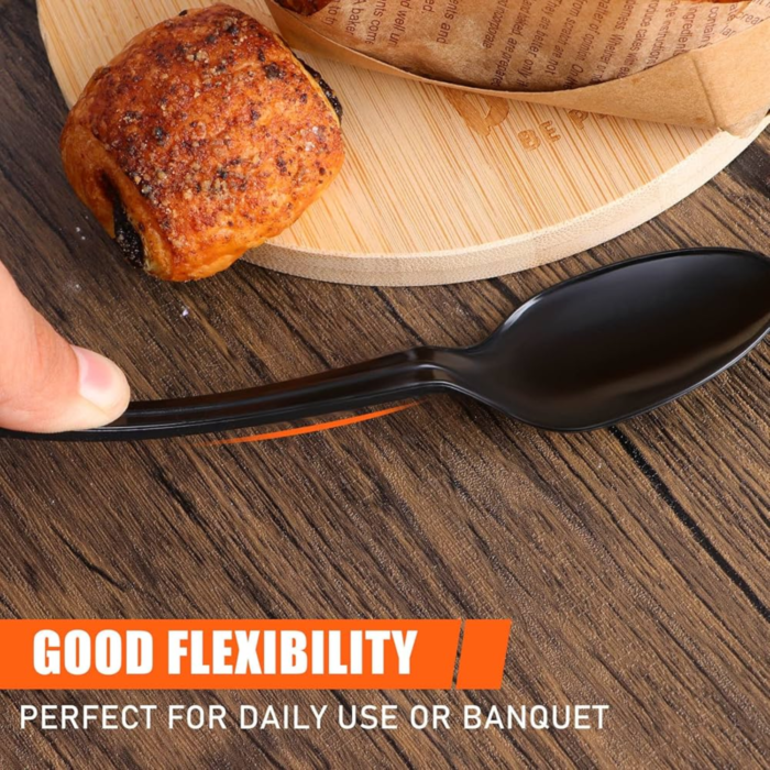HEAVY-DUTY BLACK SPOONS X 1000PCS - Image 3