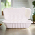 Bagasse Clamshell Box BHB10 (9x6") - Image 3