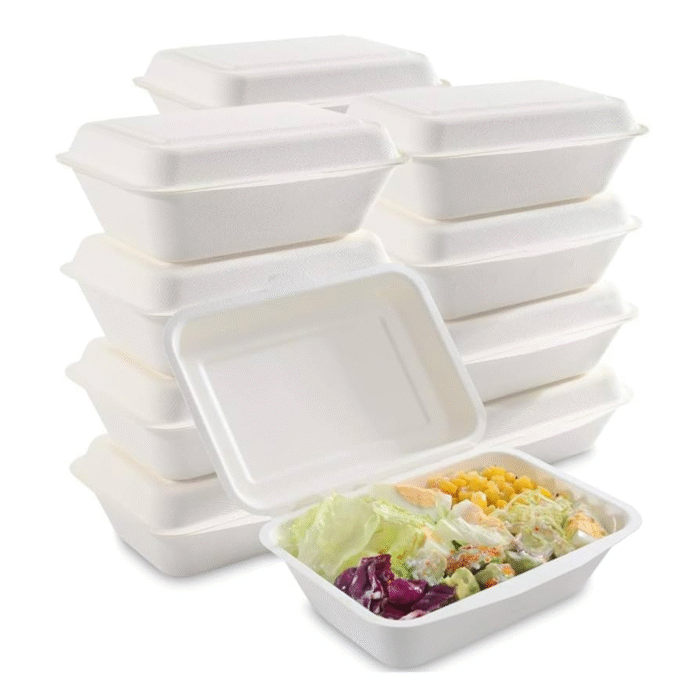 Bagasse Clamshell Box BHB9 (7x5") - Image 5