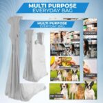 White TOMMY Medium Carrier Bags 11X17X21'' - Image 2