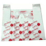 Strong Clear Smiley Face Carrier Bags 11x17x21'' - Image 2