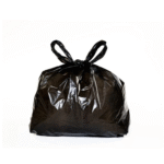 Black T-Shirt Carrier Bags 10x15x18'' - Image 2