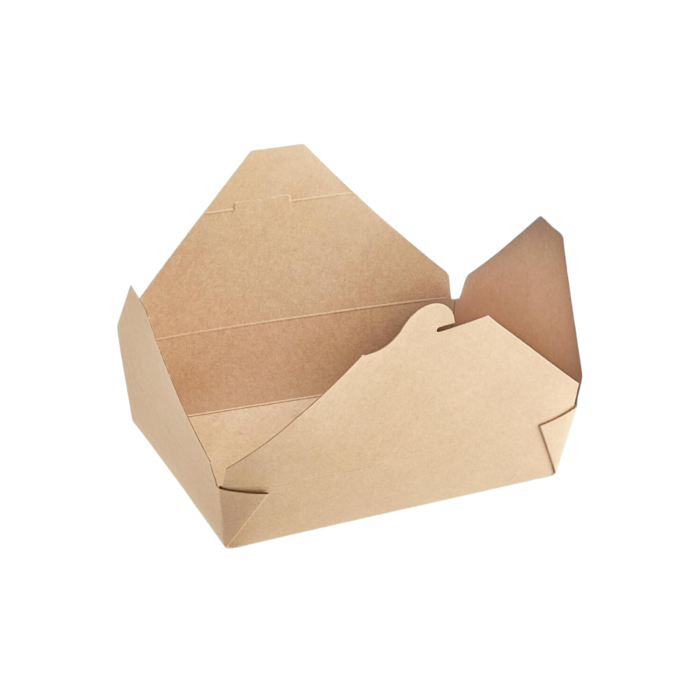 Takeaway No.3 Paper Kraft Food Box (2041ML/69OZ) - Image 3