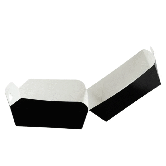 Bagasse Burger Meal Box 3 Compartment White (230x230x50mm/9x9”) - Image 8