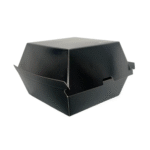 Bagasse Burger Meal Box 3 Compartment White (230x230x50mm/9x9”) - Image 9