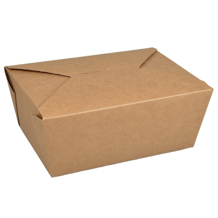 Takeaway No.4 Paper Kraft Food Box (2800ml/94OZ) - Image 1
