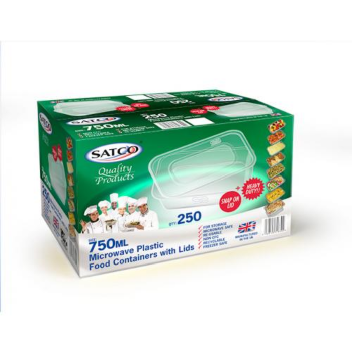 Satco C750ml Microwave Container with Lids - Image 1