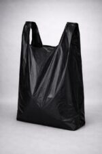 Black Jumbo Carrier Bag 12x18x23'' - Image 2