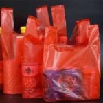 Red T-Shirt Carrier Bags 10x15x18'' - Image 4